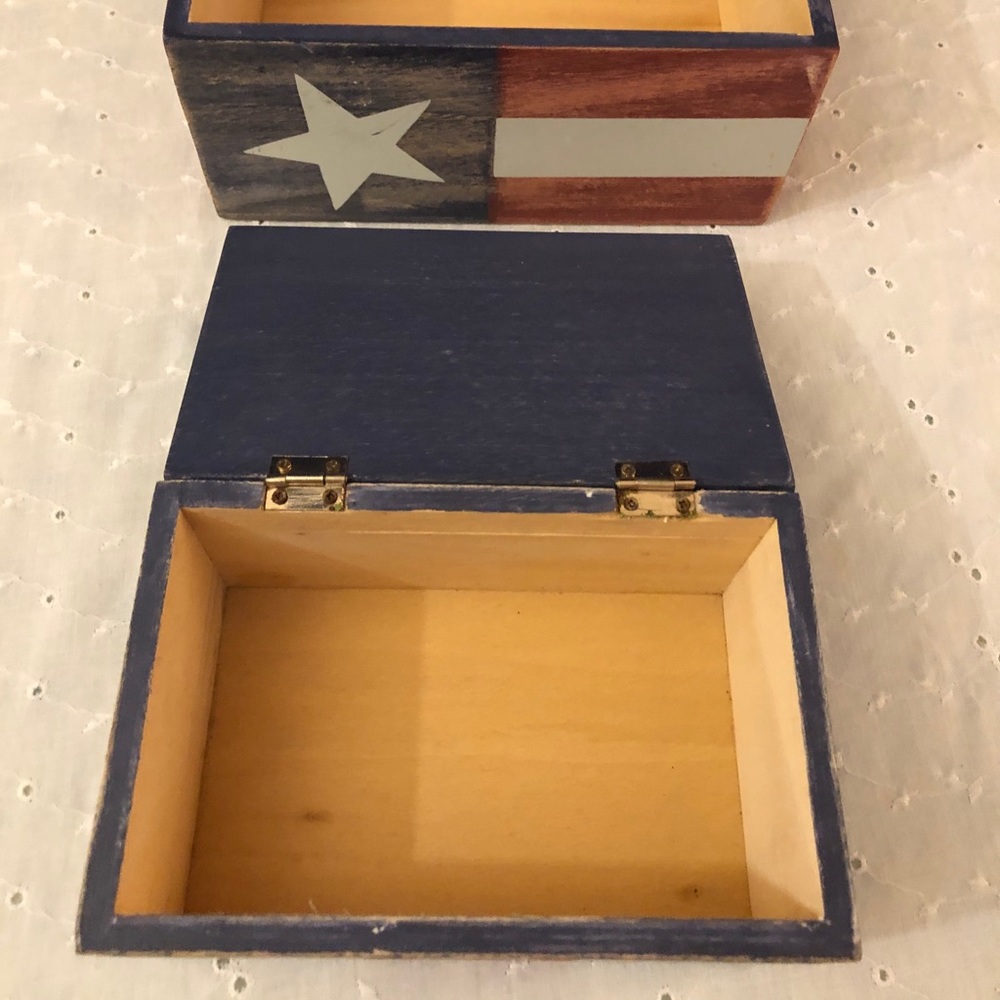 Vintage Americana Patriotic Wooden Boxes - Picture 8 of 16